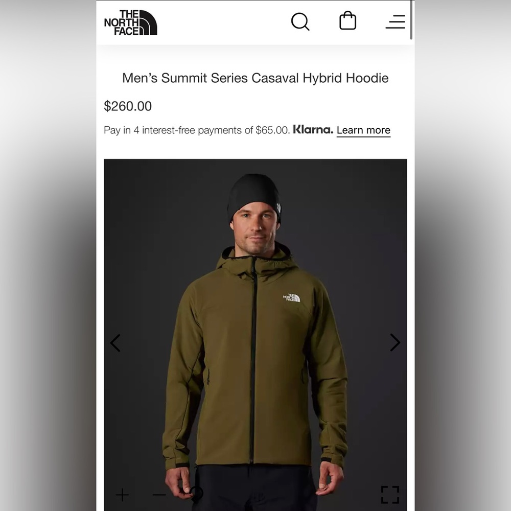The North Face Men’s Summit Series Casaval Hybrid Hoodie